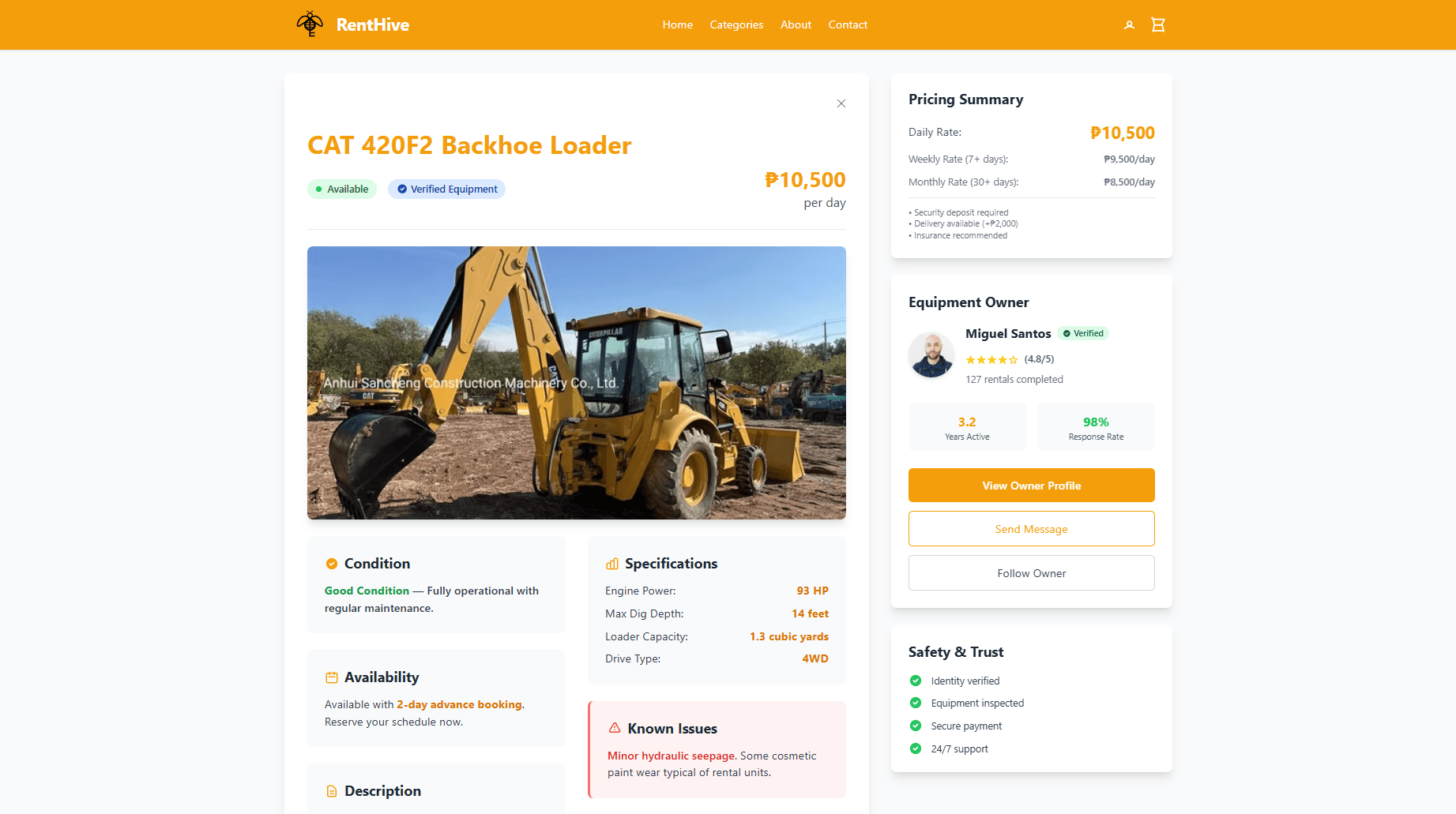 RentHive MVP UI screenshot 1