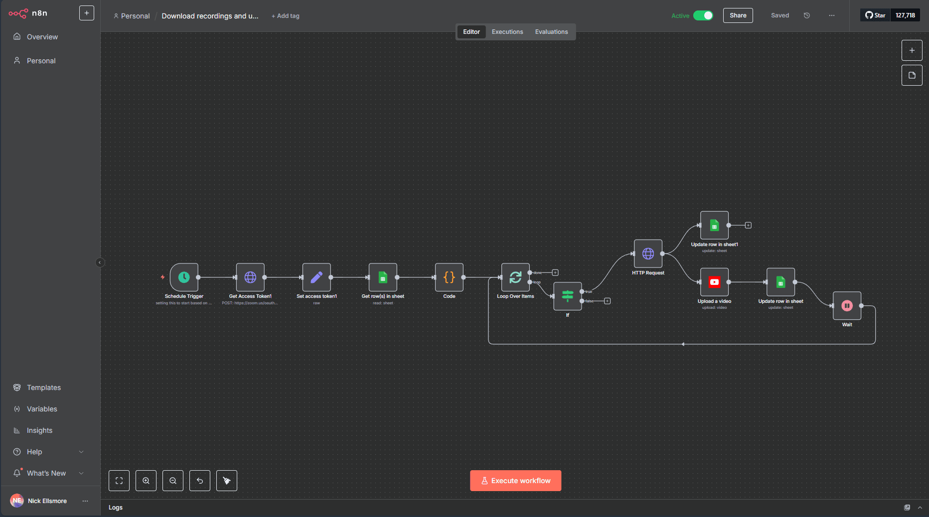 Zoom to YouTube Upload Pipeline screenshot 2